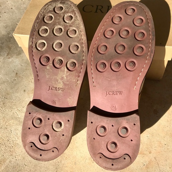 men’s J Crew Saddle Oxfords, Sz 9.5, color Canvas - Picture 6 of 8